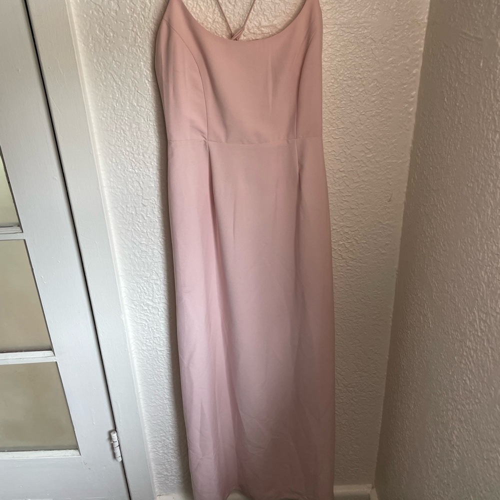 ASOS bridesmaid pink blush dress - Picture 6 of 10